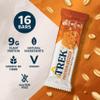 JB's Trek High Protein Flapjack Peanut Butter - Gluten Free - Plant Based - Vegan Snack - 50g x 16 bars view 3