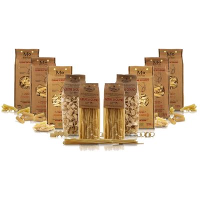 Antico Pastificio Morelli - Italian Artisan Wheat Germ Pasta - Mixed Box 5 Shapes - 5 Kg