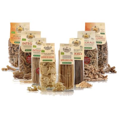 Antico Pastificio Morelli - Italian Artisan Wholemeal Pasta - Mixed Box 8 Shapes - 3.5 Kg