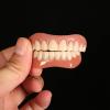 XZLZMD Silica Gel Dentures Temporary Upper and Lower Prosthesis Teeth Instant Perfect Smile Veneer Temporary Dental Prosthesis Teeth Cosmetic Dental Veneers for Men Women One Size,2pair view 4
