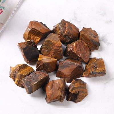 100% Natural Quartz Crystal Stone Rough Blue Color Labradorite Stone Mineral Specimens Reflective Moonstone Home Decor Crystals,Tiger Eye Stone,1pcs (25-30g)