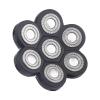 7 Heads Electric Shaver Blades, Floating Washable Blade Electric Razor Shaver Head Replacement for Men(Black Silver) view 1