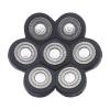 7 Heads Electric Shaver Blades, Floating Washable Blade Electric Razor Shaver Head Replacement for Men(Black Silver) view 2
