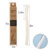 6 Pieces Eyebrow Razors Dermaplaning Blades for Face, Biodegradable Eco Women WheatStraw Facial Peach Fuzz Remover, Exfoliating Dermaplaning Tool for Women and Men view 2