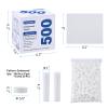 500 PCS Ultra Soft Disposable Compressed Towels Value Pack with 2 Carrying Cases, Cotton Travel Wipes Magic Towel Mini Coin Tissue, Toilet Paper Pills, for Home Bathroom Beauty Salon Outdoors Camping view 2