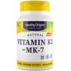 Healthy Origins, Vitamin K2 as MK-7, 100 mcg, 60 Vegetarian Softgels, High Strength, Gluten Free, SOYA Free, Non-GMO view 1