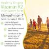 Healthy Origins, Vitamin K2 as MK-7, 100 mcg, 60 Vegetarian Softgels, High Strength, Gluten Free, SOYA Free, Non-GMO view 3