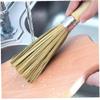 3pcs Bamboo Kitchen Wok Brush Pan Pot Cleaning Brush with Long Wooden Handle Kitchen Cleaning Tools for Kitchen Restaurant view 4
