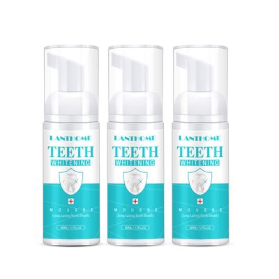 LANTHOME White Foam Teeth Whitening Products (Pack of 3)