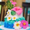 12 PCS Flamingo Cake Toppers Flamingo Palm Leaves Hibiscus Flowers Hawaiian Cake Decorations for Tropical Luau Themed Birthday Wedding Party Supplies view 4