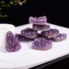 1pc 40-50mm Purple Quartz Crystal Block Large Brazilian Amethyst Cluster Unique Multiple Functions Home Decoration,40-50mm view 2