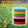 BUGBAND 12 Pack Mosquito Bracelets, Mosquito Bracelets Outdoor for Adults and Kids, Individually Wrapped DEET-Free Waterproof Bands view 3