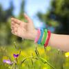 BUGBAND 12 Pack Mosquito Bracelets, Mosquito Bracelets Outdoor for Adults and Kids, Individually Wrapped DEET-Free Waterproof Bands view 4