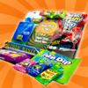 Just Pick & Mix Ultimate Super Sour Sweets Selection Box Full of American Sour Sweets Including Warheads, Toxic Waste and Brain Blaster view 2