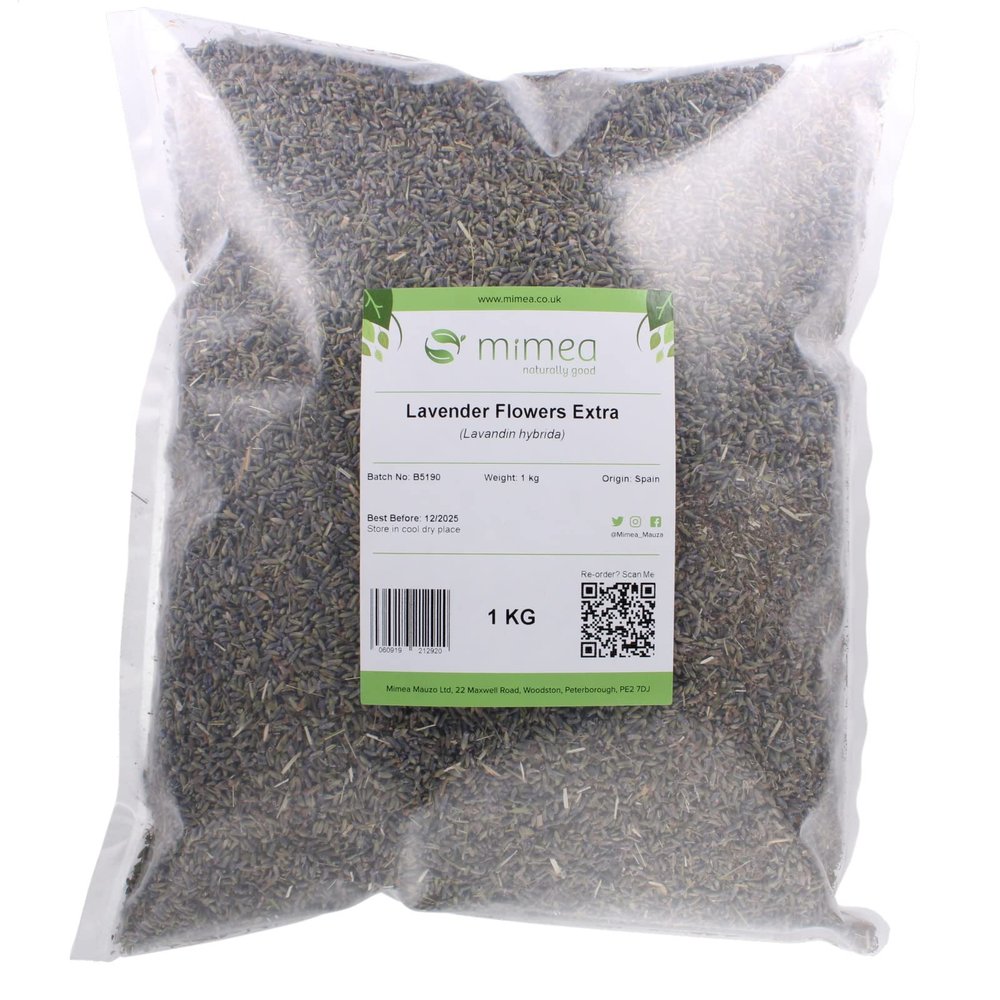 Lavender Flower Extra Mimea - Great for Cooking, Baking, Distilling and more 1kg
