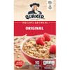 Quaker Instant Oatmeal, Original, 0.98oz Packets (10 Pack) view 2