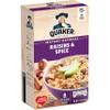 Quaker Instant Oatmeal, Raisins & Spice, 1.51oz Packets (8 Pack) view 1