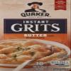 Quaker Instant Grits, Butter, 0.98oz Packets, (10 Pack) view 4