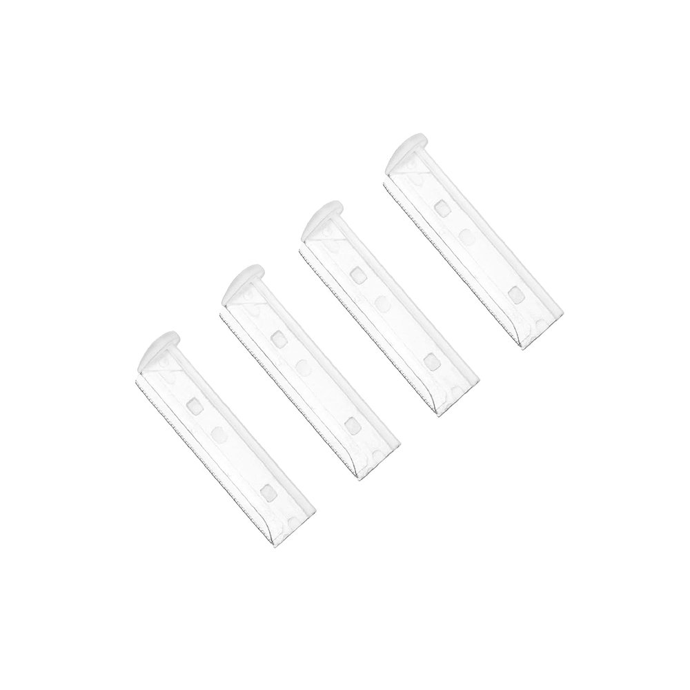 Tweezerman Stainless Steel Facial Razor Replacement Blades (4-Pack)