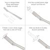 Tweezerman Stainless Steel Facial Razor Replacement Blades (4-Pack) view 2