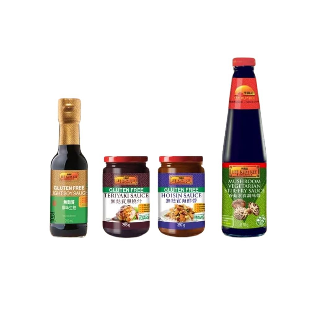 Lee Kum Kee Gluten Free Seasoning Bundle - Suitable for Vegans