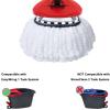 2 Pack Mop Replacement Heads for O-Ceda EasyWrin Spin Mop, Microfiber Spin Mop Refills, Easy Cleaning Mop Head Replacement view 2