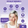 Bespoke Biotics Premium Vitamin B2 Riboflavin 400 mg per Capsule - Migrasoothe-B Migraine Tablets UK Made Migraine Relief, Stress, Tremors & Energy Vegan. Nice UK Gov Recommended Vitamin B2 400 (60) view 2