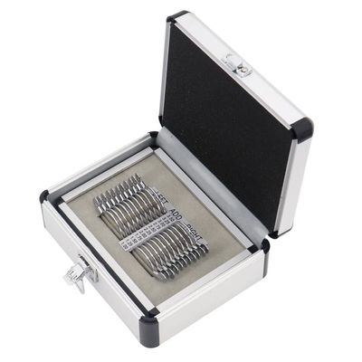 22PCS The Most Popular Optical Equipments Progressive Trial Lens Set Aluminium Tray And Case Ophthalmic (Color : Gold)