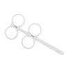 Top Brand 4 Lens Plastic Optical Flipper Ophthalmic Holder eye trainer occluder optometry equipment (Color : 0.50) view 1