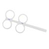 Top Brand 4 Lens Plastic Optical Flipper Ophthalmic Holder eye trainer occluder optometry equipment (Color : 0.50) view 4