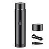 ISAKEN Mini Electric Shaver, Portable Electric Razor for Men, Rechargeable Electric Rotary Razor Wet and Dry Use Pocket Face Shaver for Home Travel (Black) view 1