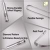 Ved Tongue Scraper with Eco Friendly Travel Bag peck of 2,Medical Grade 100% Stainless Steel,Rust Proof, Metal Tongue Scraper. view 4