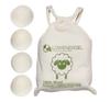Wool Dryer Balls XL Fragrance Free Eco Friendly Tumble Dryer Clothes Softener (4 Pack) view 1