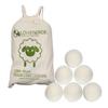 Wool Dryer Balls XL Fragrance Free Eco Friendly Tumble Dryer Clothes Softener (6 Pack) view 1
