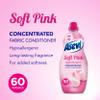 Asevi Fabric Conditioner, Laundry Conditioner, Liquid Fabric Conditioner, 1.38L, 60 Washes, Pink view 2
