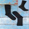 12 Pack Ladies Non Elastic Thermal Diabetic Socks | Sock Snob | Women Soft Top Socks for Poor Circulation (4-8, Black) view 3