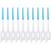 Dental Floss Picks with Mint Flavour, 64 Pieces, Soft Interdental Brushes view 1