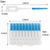 HoitoDeals Blue Interdental Clean Teeth Floss Sticks Tooth Brush For Toothpick Dental Care (40Pcs) view 3
