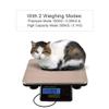 ROMYIX Multi-Function Digital Pet Scale,Large LCD Display Electronic Scales Kitchen Scale Bathroom Body Weight Scale 660LBS Platform Digital Scale 300KG view 3