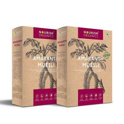 Nourish Organics Amaranth Muesli (Pack of 2) 280g Each