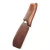 Red Sandalwood Wood Foldable Beard Hair Combs for Men Pocket Fine Tooth Mustache Combs Small Portable Folding Wooden Bangs Comb view 2