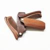 Red Sandalwood Wood Foldable Beard Hair Combs for Men Pocket Fine Tooth Mustache Combs Small Portable Folding Wooden Bangs Comb view 3