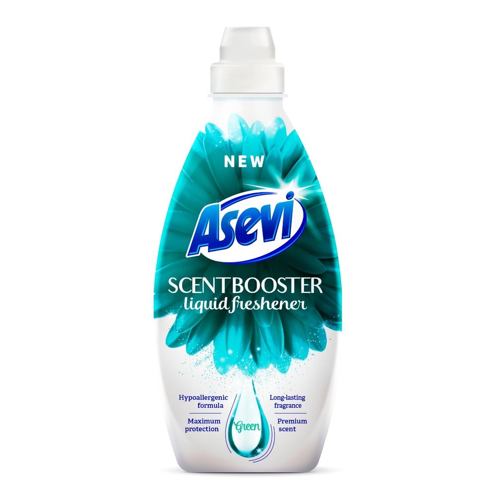 Asevi Liquid Laundry Freshener, In Wash Scent Booster, Laundry Perfume, Laundry Scent Booster, 720ml, 36 Washes, Green