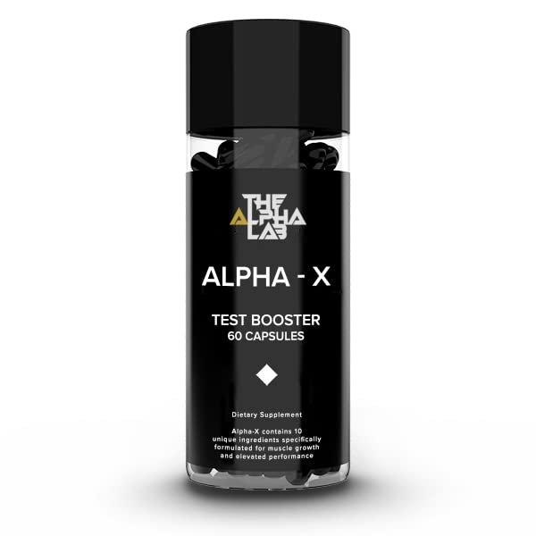Alpha-Xtreme - Natural Test Booster - The Alpha Lab | 60 Capsules | Our Cutting-Edge Formula which has 10 Effective, Natural Test Boosting Ingredients