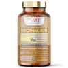Bromelain Capsules - High Strength 3000 GDU - Highly Dosed 500mg per Capsule - Naturally Derived from Pineapple - UK Made - Zero Additives - Vegan - Pullulan - 60 Capsules view 1