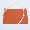 12V DC 12W 100 * 120mm Silicone Orange Heater Pad Flexible Waterproof for 3D Printer Heated Bed Heating Mat view 2