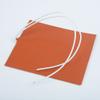 12V DC 12W 100 * 120mm Silicone Orange Heater Pad Flexible Waterproof for 3D Printer Heated Bed Heating Mat view 4