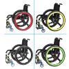 GLLSAMD Wheelchair Cover, Wheelchair Accessories, 24In/22In Wheelchair Push Rim Covers, 1 Pair Non-Slip Wear-Resistant Hand Push Cover,G,24 inches view 3