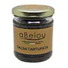 aBeiou. Truffle sauce 170g, extra gourmet product 100% Italian, black summer truffle and mushroom sauce, homemade, ready to use, vegan, vegetarian, gluten free, gifts view 1