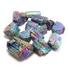 100g Natural Black Tourmaline Electroplating Crystal Gemstone Raw Mineral Stone Home Decor,100g view 4